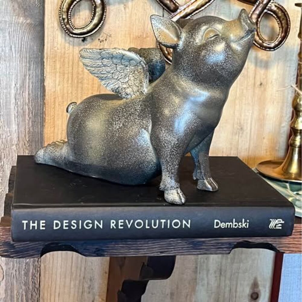 When Pigs Fly Flying Pig Figurine NEW